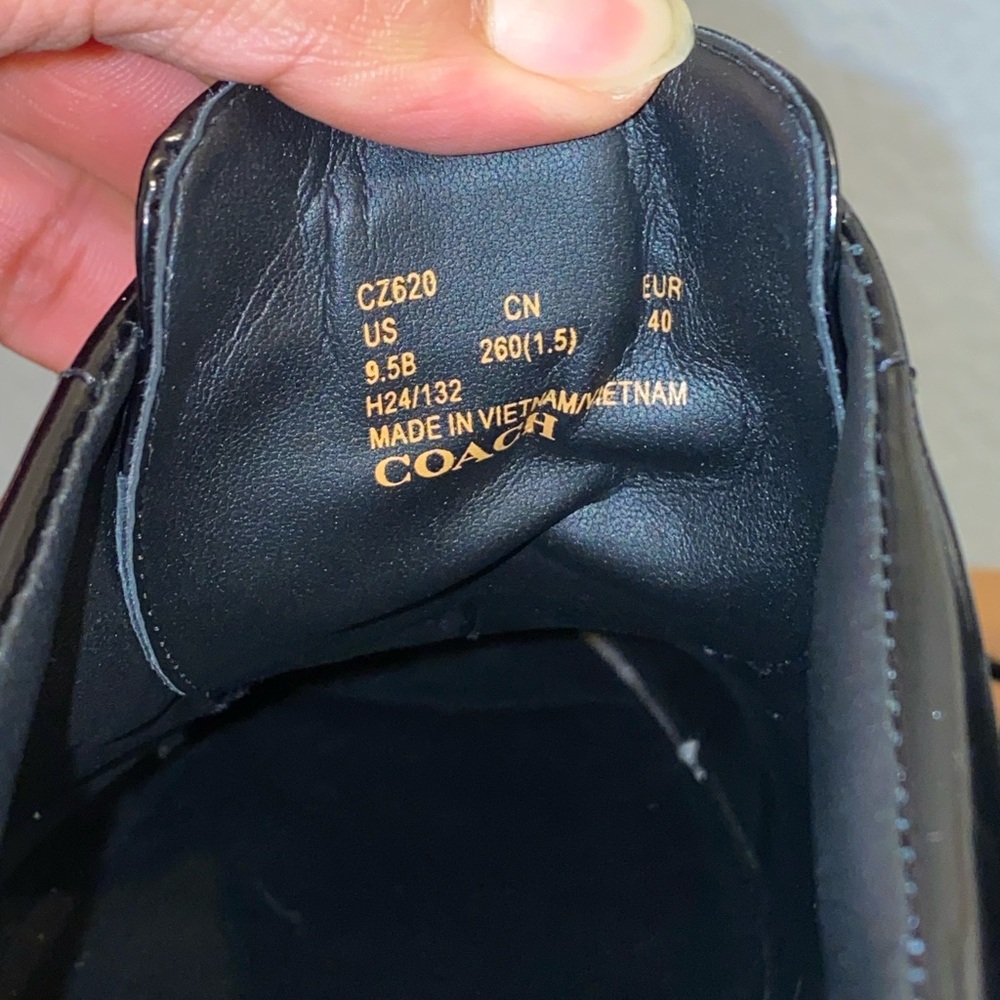 COACH Lyla Platform Derby shoes 9.5 - Picture 7 of 9